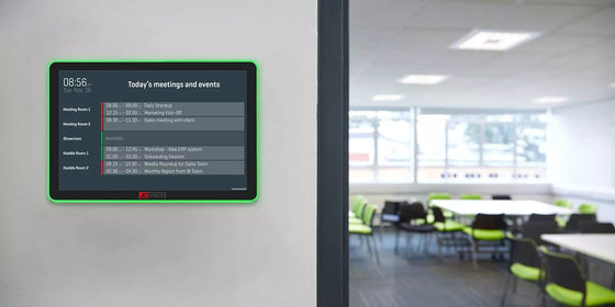 スマートな会議室の人間の特徴をもつ会議室スクリーンLCD TVのタブレットを表示画面