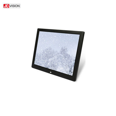 14inch LCDデジタルの写真フレーム1024x768 LEDのテーブルの立場のデジタル写真の表示