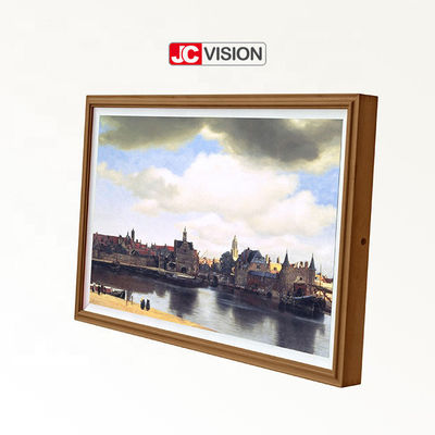 JCVISION LCDデジタルの写真フレーム32インチの高雅な芸術の壁に取り付けられたデジタル写真フレーム