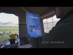 JCVISION 27インチ ブリーフケースモニター タッチスクリーン Android 12 システム スマートスクリーン スーツケース