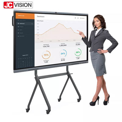JCVISION 教室ミーティング タッチスクリーン インタラクティブ ホワイトボード 指ペン PC OPS付き
