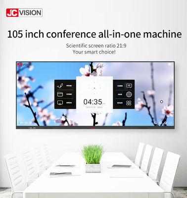 JCVISIONの教室相互Whiteboard 105インチのアンドロイド11 IR 20 Poitnsの接触