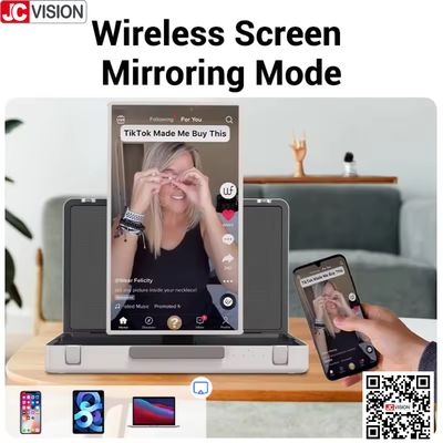 JCVISION 27インチ ブリーフケースモニター タッチスクリーン Android 12 システム スマートスクリーン スーツケース