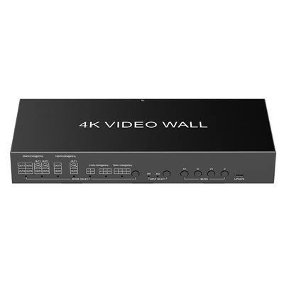 JCVISION 4K ビデオ JCVISION 壁HDMI2.0 マトリックス 2 in 4 アウト 2X2 ビデオ 壁出力 自己適応 L/R オーディオ出力