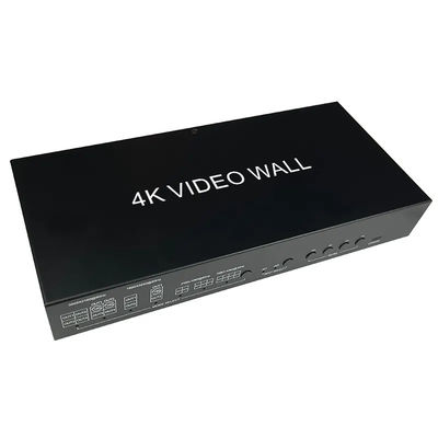 JCVISION 4K ビデオ JCVISION 壁HDMI2.0 マトリックス 2 in 4 アウト 2X2 ビデオ 壁出力 自己適応 L/R オーディオ出力