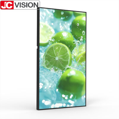 43" High Brightness Wall Mount Light Box Display – 2000 cd/m², E-LED, Android 11 for Storefront & Retail