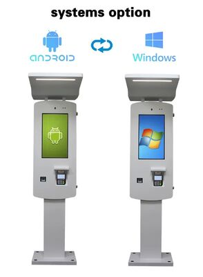 32インチ アウトドア Android PC LED ストライプ付きセルフサービス決済キオスク