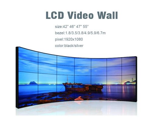 JCVISION LCDのビデオ ウォール・ディスプレイ43inch LCD HDの継ぎ目が無いビデオ壁