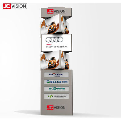 JCVISIONは屋外のデジタル表記の表示LED回転タワーの表示をカスタマイズした