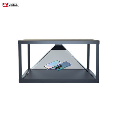 19インチ透明なLCDスクリーン360の程度3Dのホログラムのガラス ピラミッドのショーケース