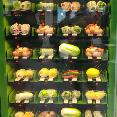 サラダ フルーツ野菜の自動販売機の小さい自動販売機学校給食