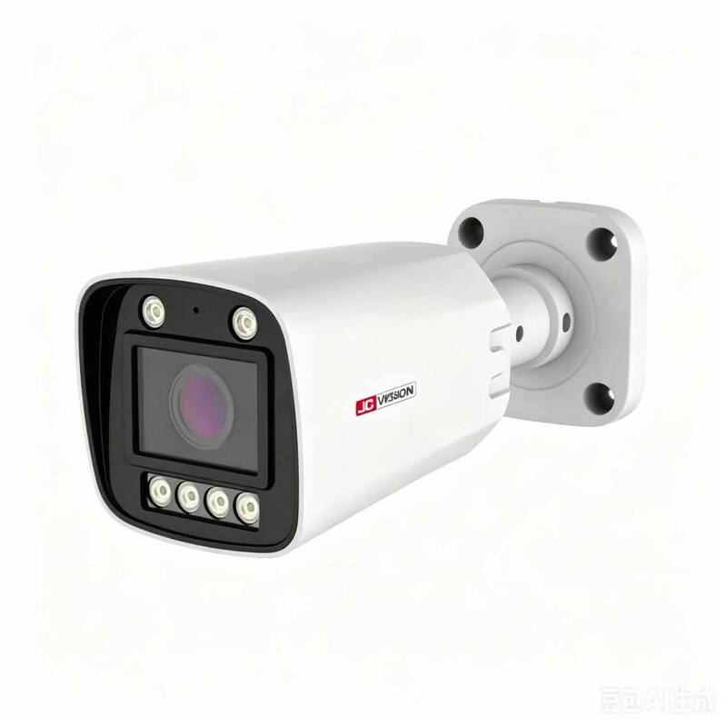 JCVision 4MP 4X Smart AI Camera Hybrid Light POE Network Metal Bullet Camera