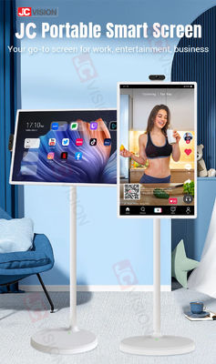 JCVISION ポータブル 24インチ ロータブル HD タッチディスプレイ IPS スマートボード