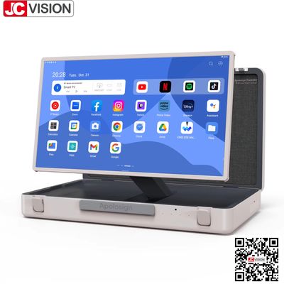 JCVISION 27インチ ブリーフケースモニター タッチスクリーン Android 12 システム スマートスクリーン スーツケース