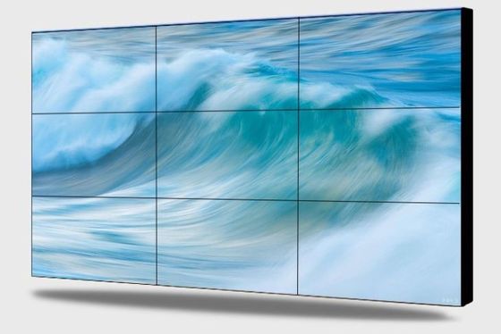 46インチRS232 500nits LGのビデオ壁を広告するビデオ壁スクリーン3.5mmの斜面