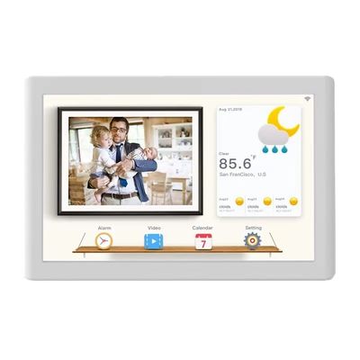 JCVISION JC 350cd/m2デジタルの写真フレーム10.1」IPS WIfiの人間の特徴をもつ写真のビデオ