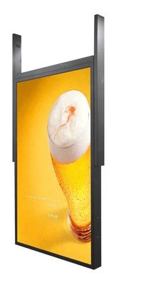 コマーシャルのための高い明るさの倍の側面49inch LCDの窓の表示